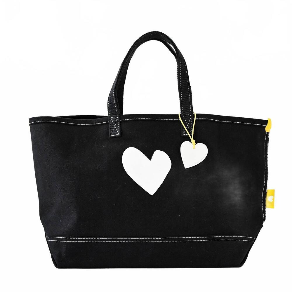 NEW KERRI ROSENTHAL women's the imperfect heart tote bag in black